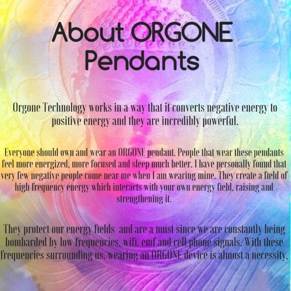 Orgone/Organite EMF Protection Moon Pendant - Picture 4 of 4